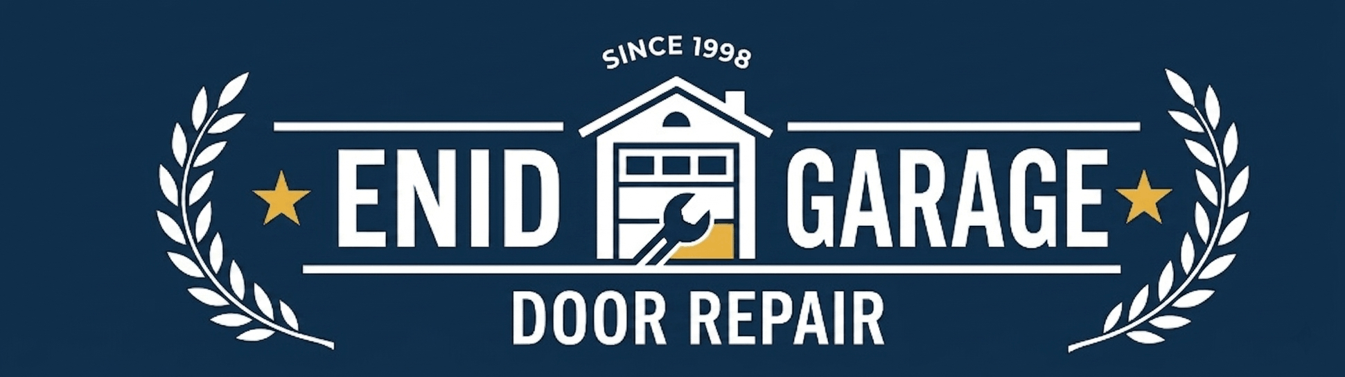 Professional garage door services logo for in Enid OK