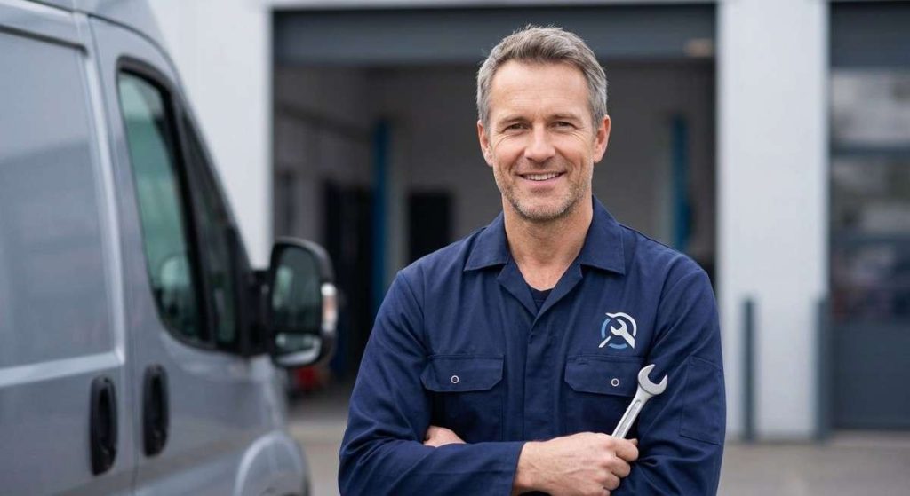 Mark Thompson senior garage door technician in Enid Oklahoma professional team leader headshot